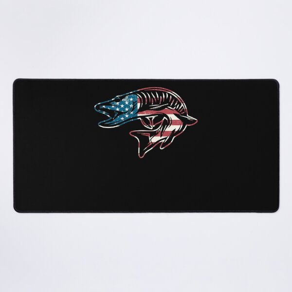 Item preview, Muskie retro de la bandera americana de la vendimia designed and sold by UnknownArtistt.