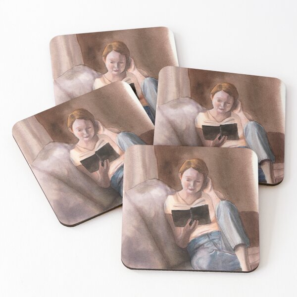 Item preview, Cosy illustration of woman reading designed and sold by Bexter97.