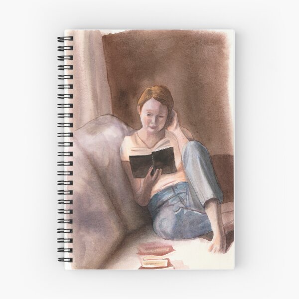 Item preview, Cosy illustration of woman reading designed and sold by Bexter97.