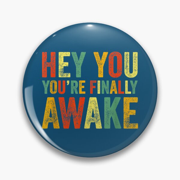 Item preview, Hey You You_re Finally Awake designed and sold by GreenFarahArt.