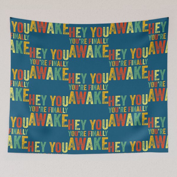 Item preview, Hey You You_re Finally Awake designed and sold by GreenFarahArt.
