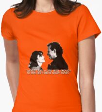 I never liked a girl well enough to give her twelve sharp knives. Women's Fitted T-Shirt