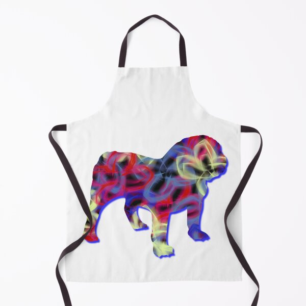 Artikelvorschau, Ich liebe meine englische Bulldoggen-Hundeneonschmetterlings-Silhouette entworfen und verkauft von AMSonArt.