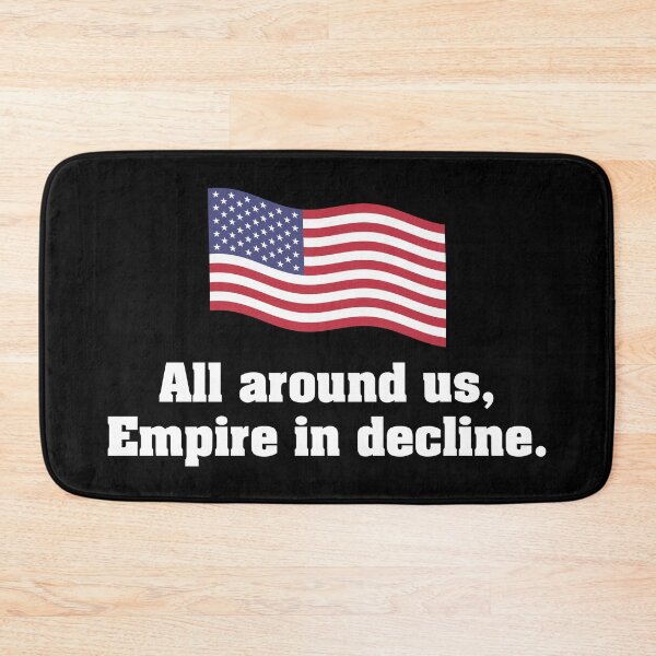 Item preview, USA Empire in Decline Waving American Flag designed and sold by Maljonic.