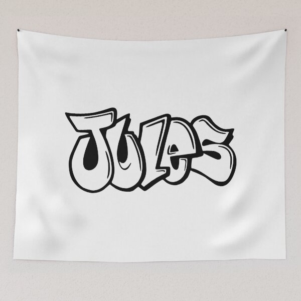 Item preview, Jules - Graffiti Name Design designed and sold by NameThatShirt.