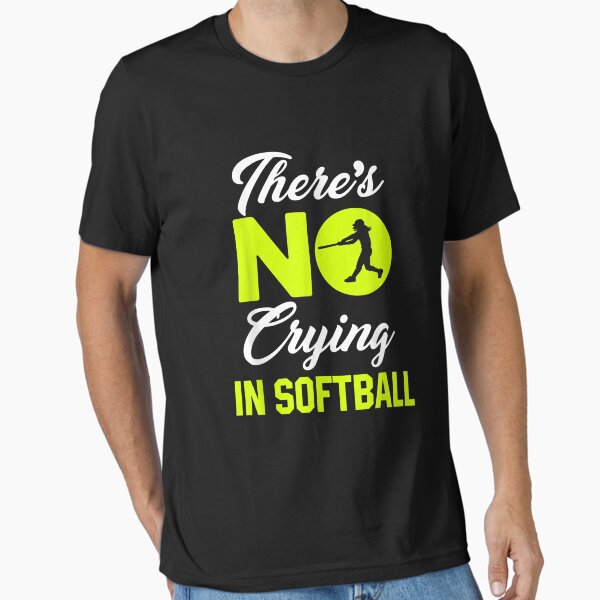 Vista previa del artículo con la obra «No hay llanto en el softbol Softbol divertido», diseñado y vendido por BrianSilvestre.