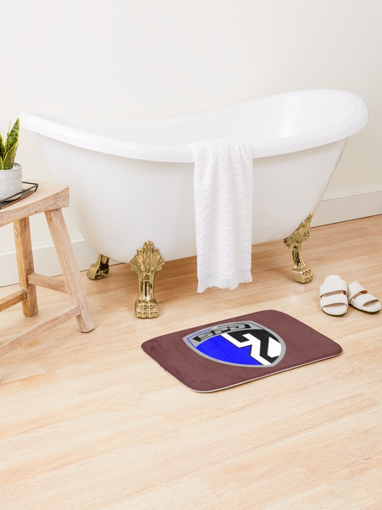 Thumbnail 2 of 6, Bath Mat, SPD Blue Ranger designed and sold by Azusapenshop.