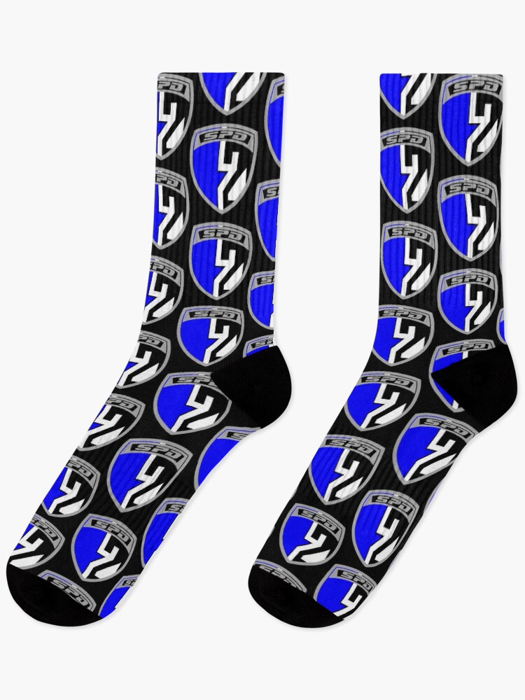 Thumbnail 1 of 5, Socks, SPD Blue Ranger designed and sold by Azusapenshop.