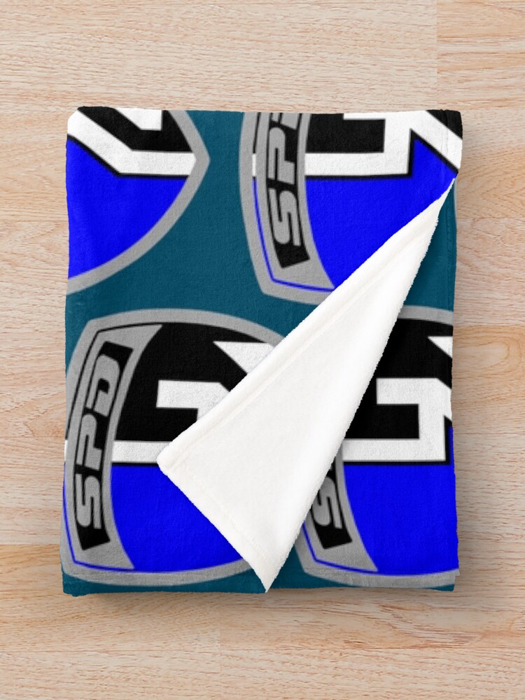 Thumbnail 3 of 6, Throw Blanket, SPD Blue Ranger designed and sold by Azusapenshop.