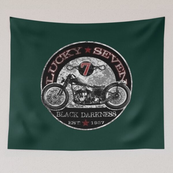 Item preview, Lucky Seven Vintage Motorcycles designed and sold by KerfsUp.