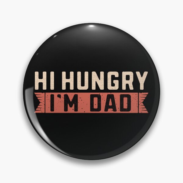 Item preview, Hi Hungry I'm Dad Vintage Letters Funny Hungry Dad Joke  designed and sold by alenaz.