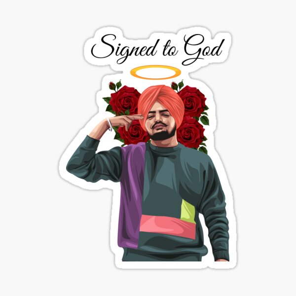Sidhu Moose Wala Stickers for Sale | Redbubble