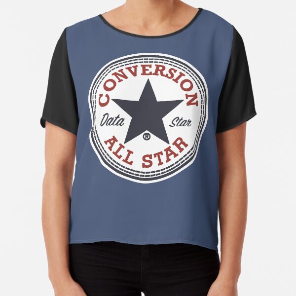 Data Conversion All Star Chiffon Top