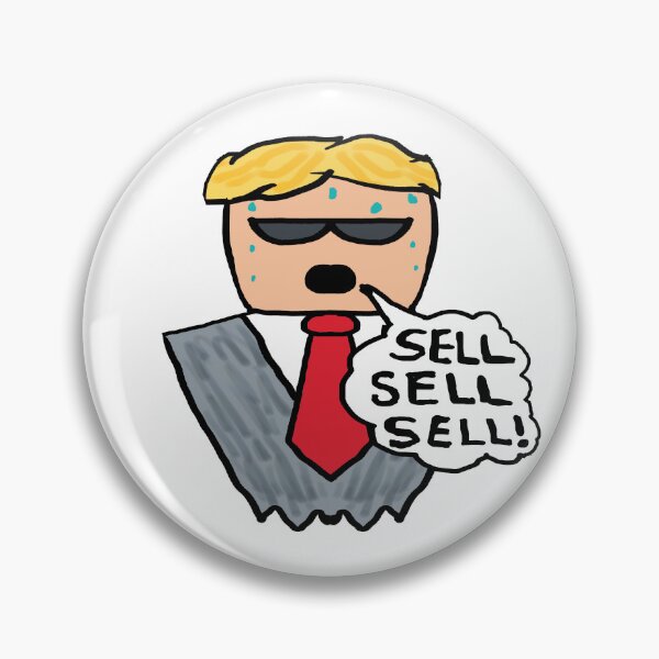 Item preview, Sell Sell Sell Funny Stock Market Crash designed and sold by Mark-Ewbie.