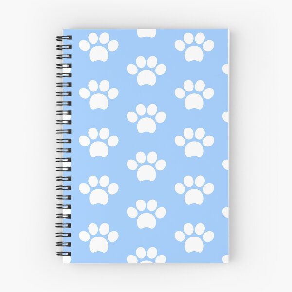 Item preview, Cute White and Light Blue Dog Paw Cartoon Kawaii designed and sold by DoggoPaws.
