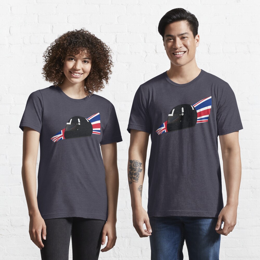 90's British racing driver helmet Essential T-Shirt