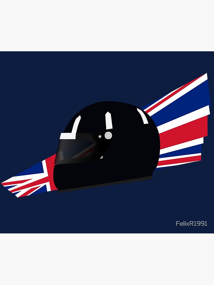 90's British racing driver helmet by FelixR1991