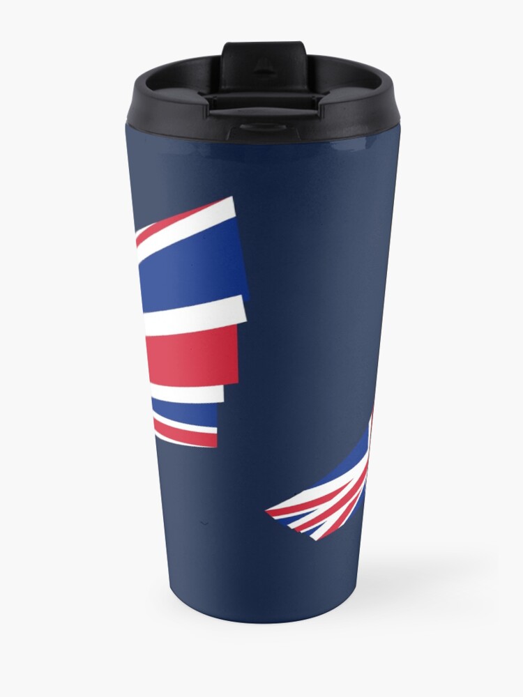 Alternate view of 90's British racing driver helmet Travel Mug