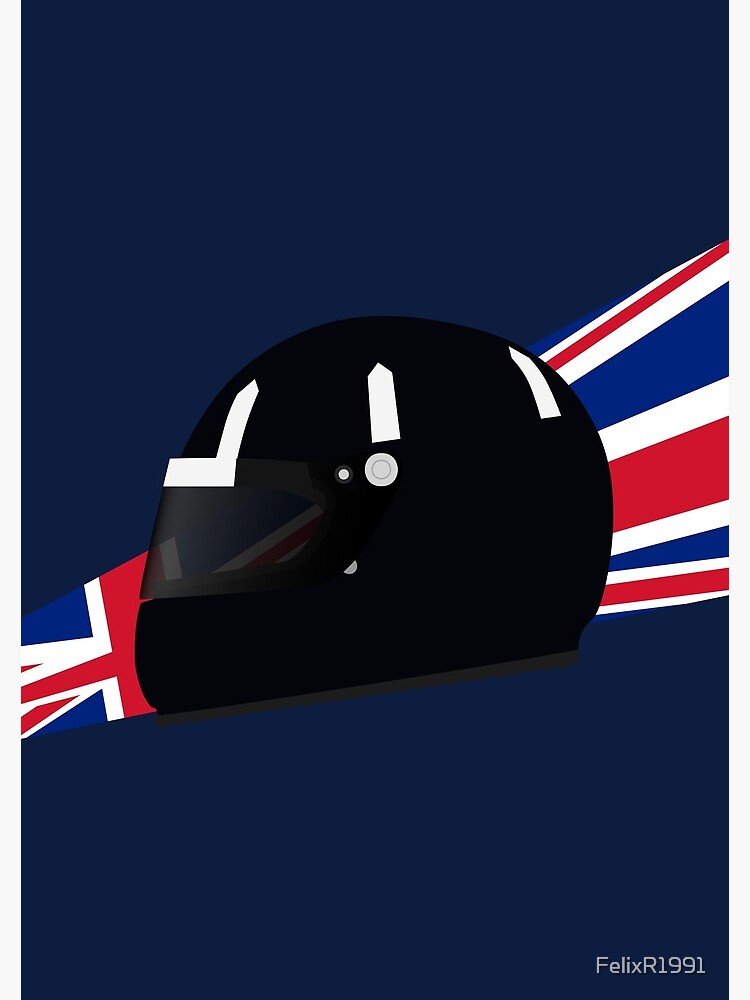 90's British racing driver helmet by FelixR1991