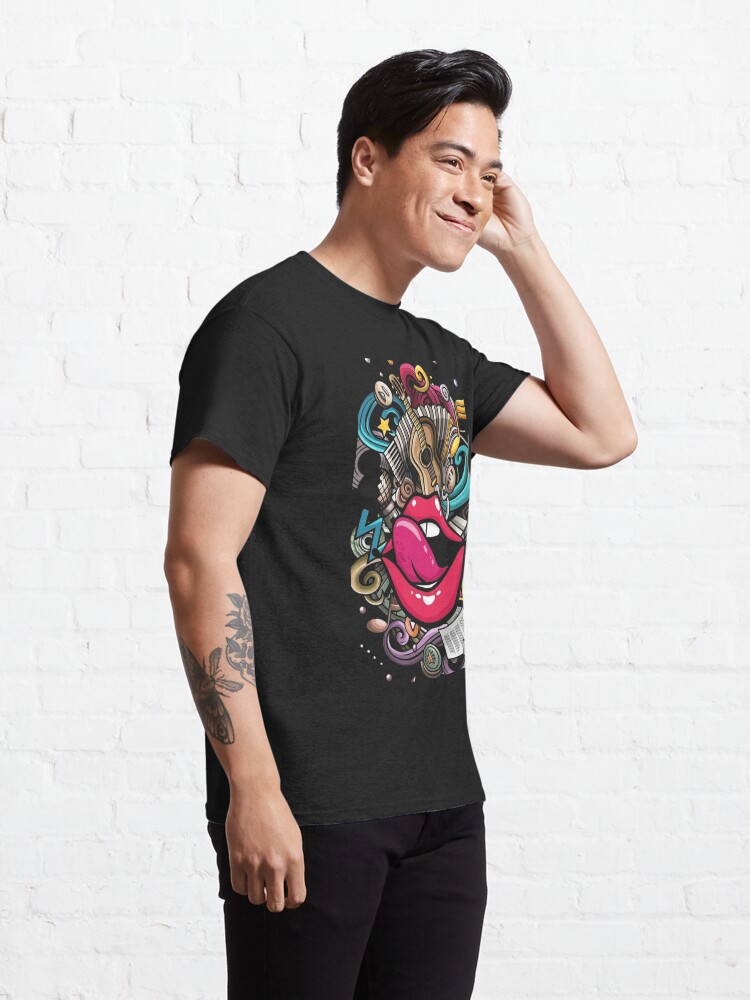 Discover The Rolling Music Art Classic T-Shirt