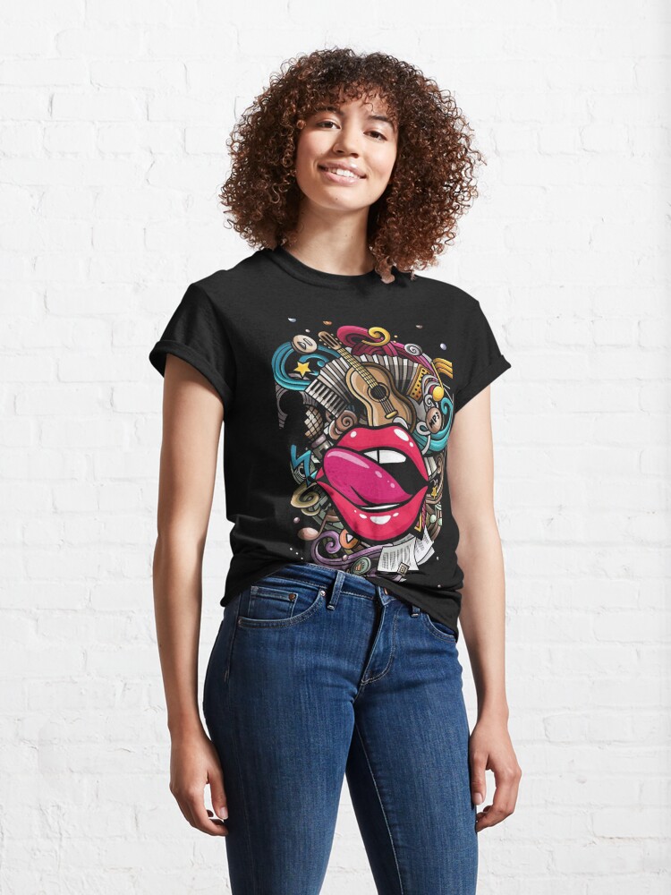 Discover The Rolling Music Art Classic T-Shirt