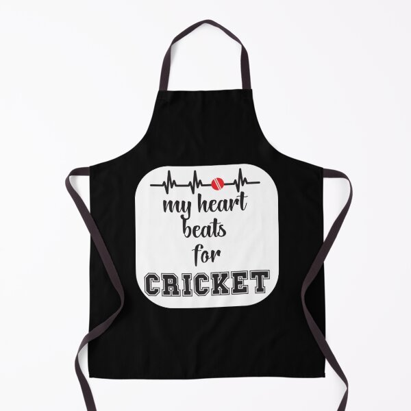 Item preview, My Heart Beats For Cricket Sticker designed and sold by contawana1s.