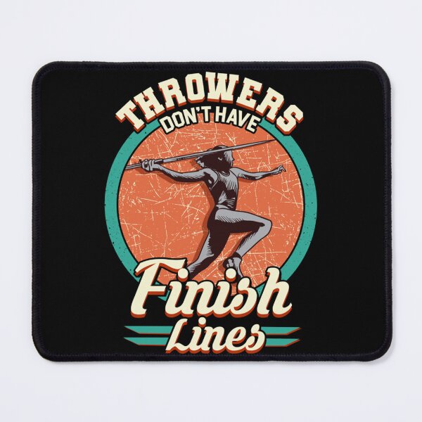 Item preview, Throwers Don't Have Finish Lines Javelin Throwing Essential T-Shirt designed and sold by janlzmaude.