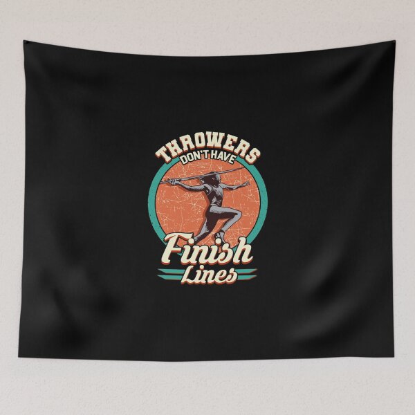 Item preview, Throwers Don't Have Finish Lines Javelin Throwing Essential T-Shirt designed and sold by janlzmaude.