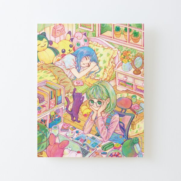 Early in the morning Canvas Mounted Print