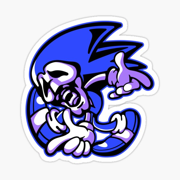 Majin Sonic Sonic Exe Sticker - Majin sonic Sonic exe Fnf