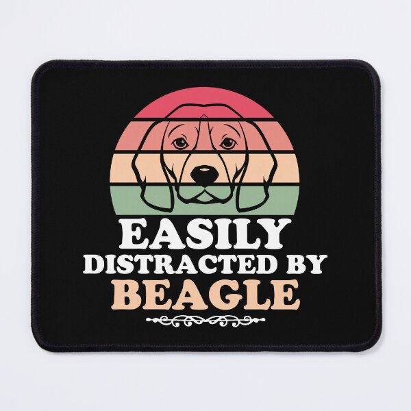 Item preview, Easily Distracted by Beagles - Cool Design Gift Idea For Beagle Lovers designed and sold by charaf19.