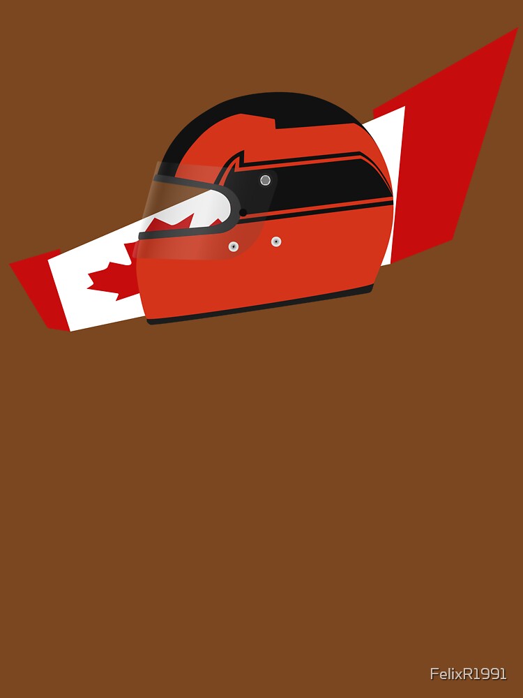 Thumbnail 7 of 7, Pullover Sweatshirt, 80's Canadian racing driver helmet designed and sold by FelixR1991.
