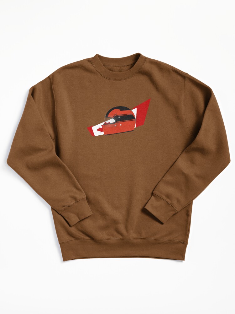 Thumbnail 2 of 7, Pullover Sweatshirt, 80's Canadian racing driver helmet designed and sold by FelixR1991.