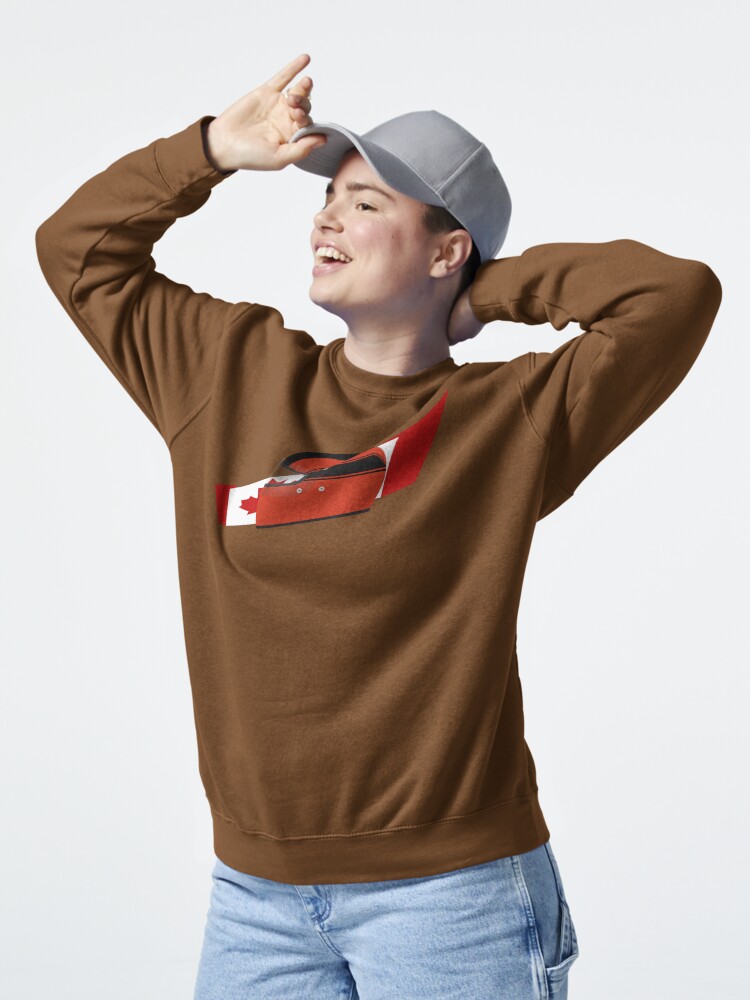 Thumbnail 5 of 7, Pullover Sweatshirt, 80's Canadian racing driver helmet designed and sold by FelixR1991.
