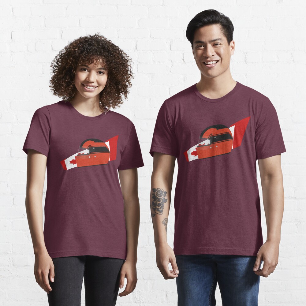 80's Canadian racing driver helmet Essential T-Shirt