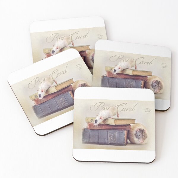 Snoozy and Billy Coasters (Set of 4)