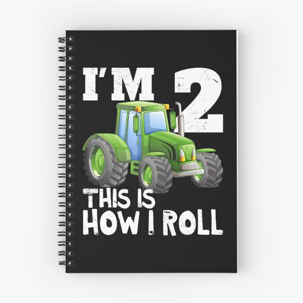 Item preview, I'm 2 This Is How I Roll Green Farm Tractor 2nd Birthday Party Gift 2 Year Old designed and sold by MalloWilli.