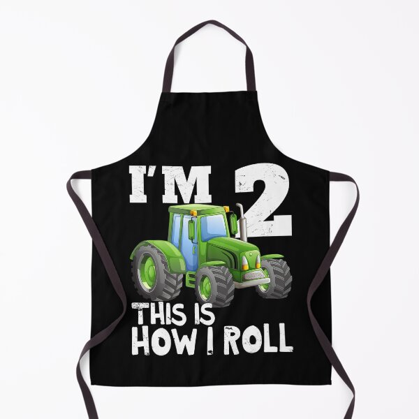 Item preview, I'm 2 This Is How I Roll Green Farm Tractor 2nd Birthday Party Gift 2 Year Old designed and sold by MalloWilli.