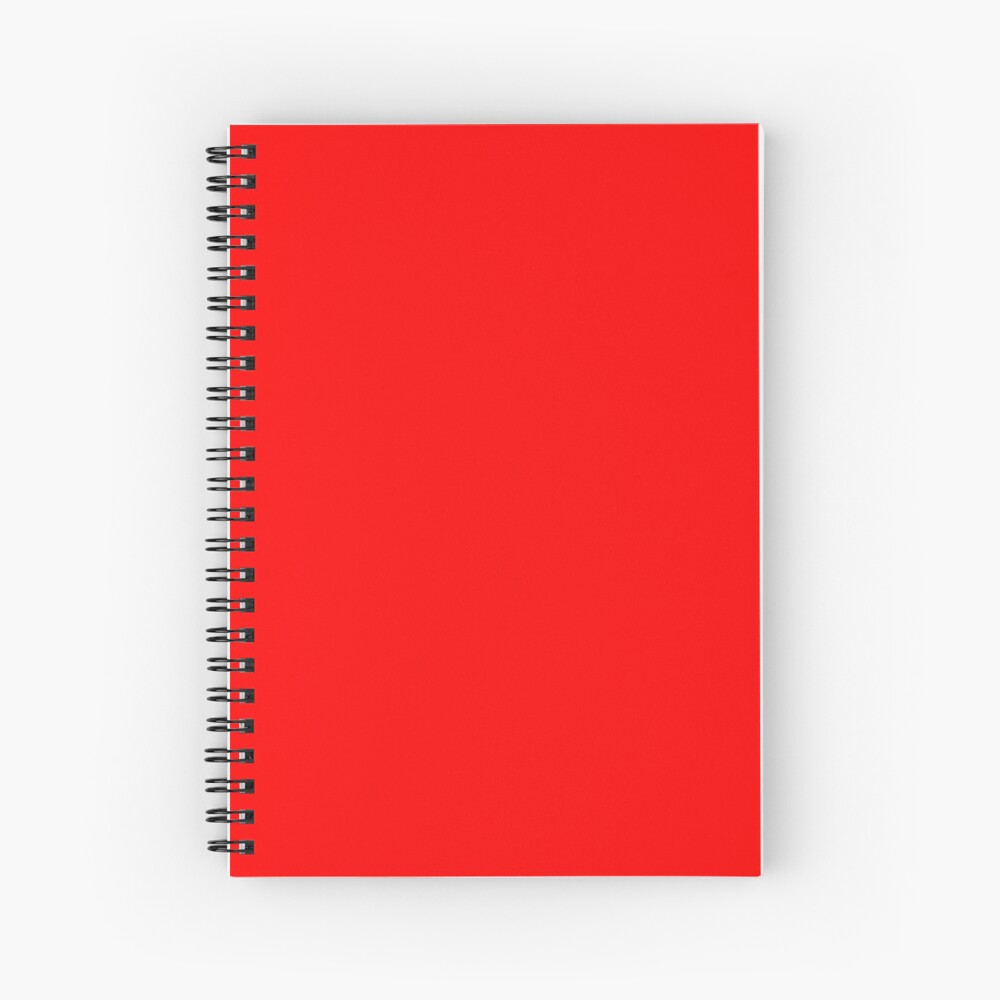 Plain White Spiral Notebook for Sale by SheMullet