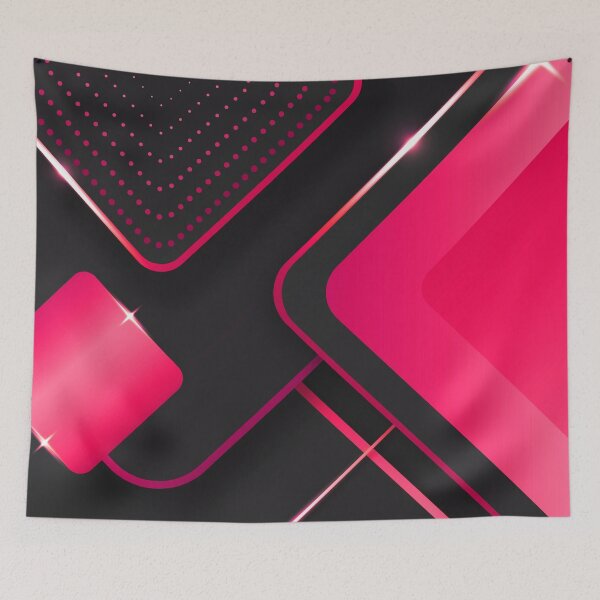 Item preview, Abstract strips Art Pink Red designed and sold by Tshirtstory.