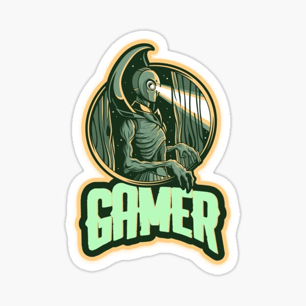 Item preview, Gamer with Flatwood Monster designed and sold by PRIVARSHU.