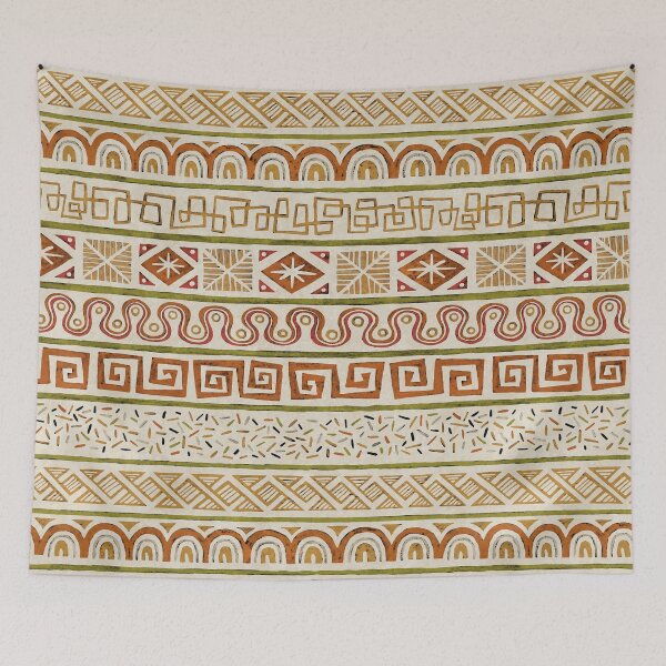 Item preview, scribble doodle tribal pattern 02 designed and sold by pattypattern.