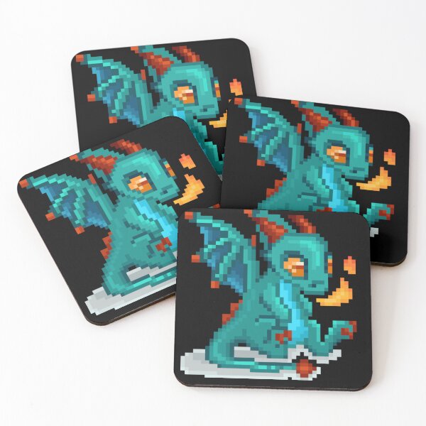 Item preview, Pixelated Cute Little Dragon designed and sold by HopeDetour.