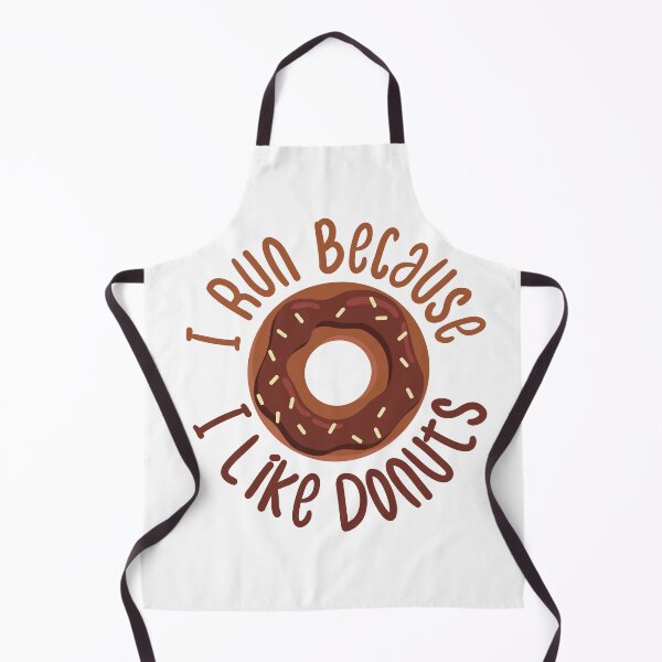 Item preview, I Run Because I Like Donuts Funny Donuts Quote designed and sold by medbdj.