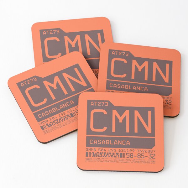 Item preview, Luggage Tag C - CMN Casablanca Morocco designed and sold by VoodooCircus.