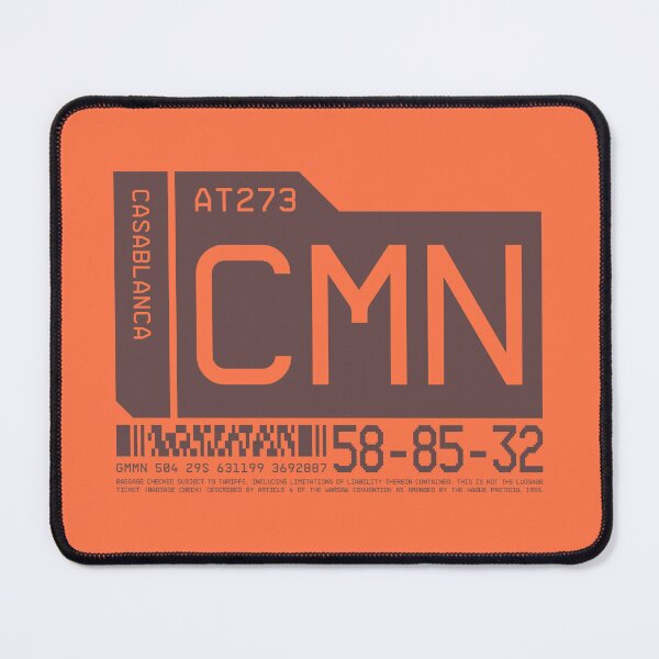 Item preview, Luggage Tag C - CMN Casablanca Morocco designed and sold by VoodooCircus.