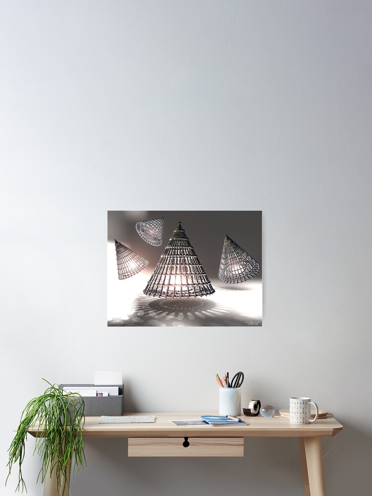Thumbnail 2 of 3, Poster, Gridded Light designed and sold by Enagel.