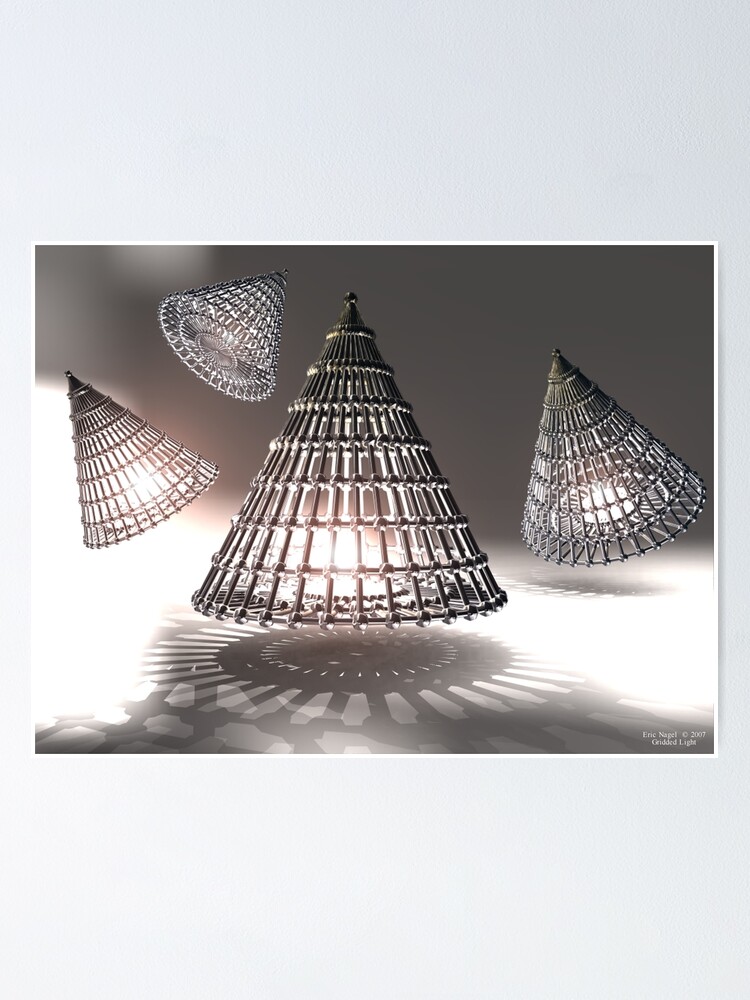 Thumbnail 1 of 3, Poster, Gridded Light designed and sold by Enagel.