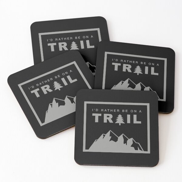Item preview, I'd Rather Be On A Trail Hiking designed and sold by BennetJaco.
