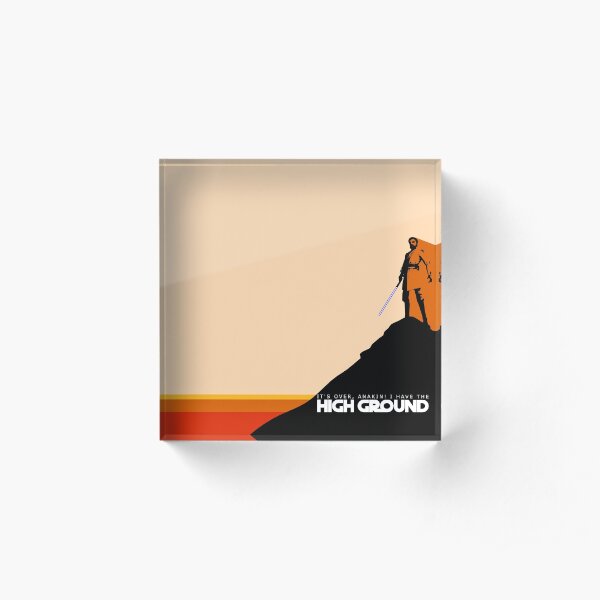 High Ground Prequel Memes - Colour Acrylic Block